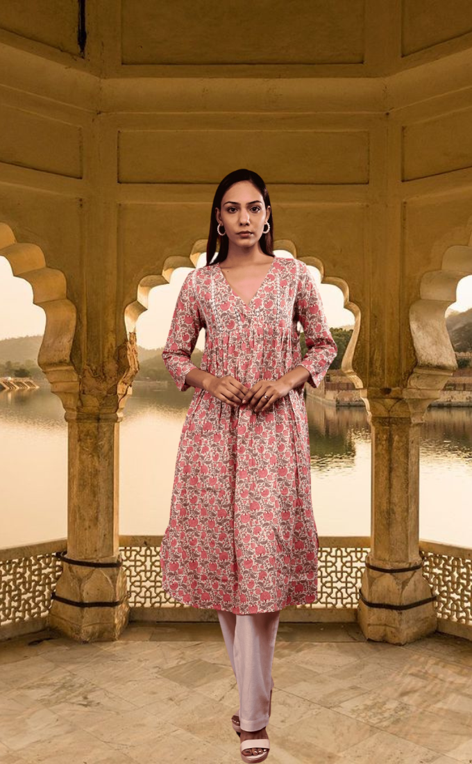 Kurta set for best summer collection by anubh looms